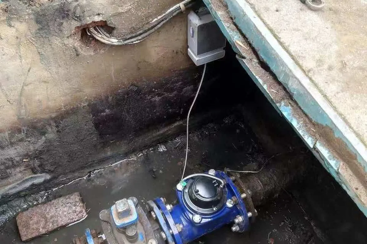Utility network bulk water metering