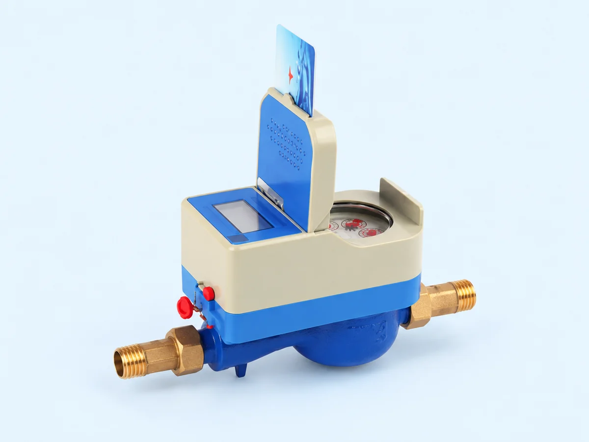 Contact IC Card Water Meter example