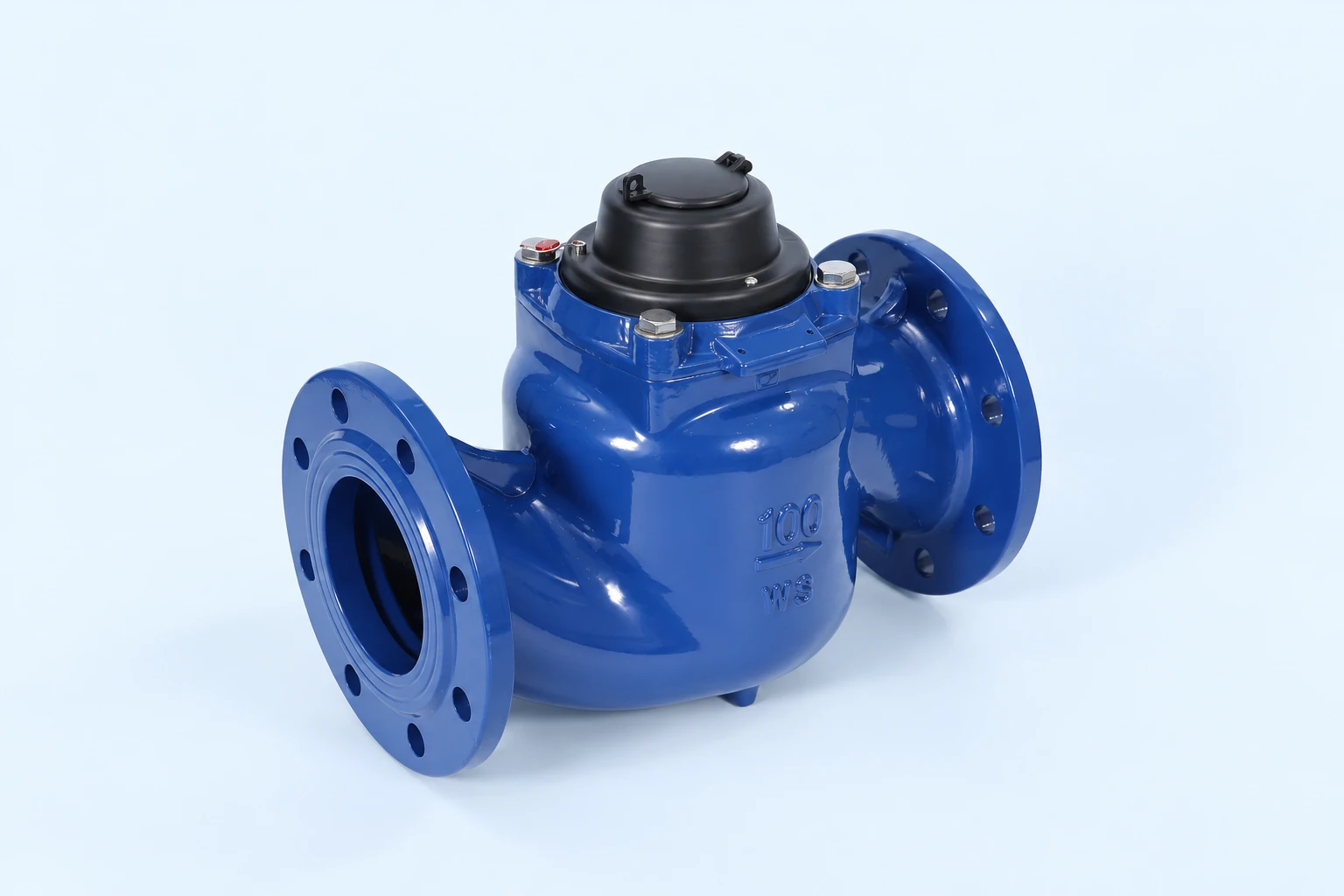 DN100 vertical Woltman water meter product photo